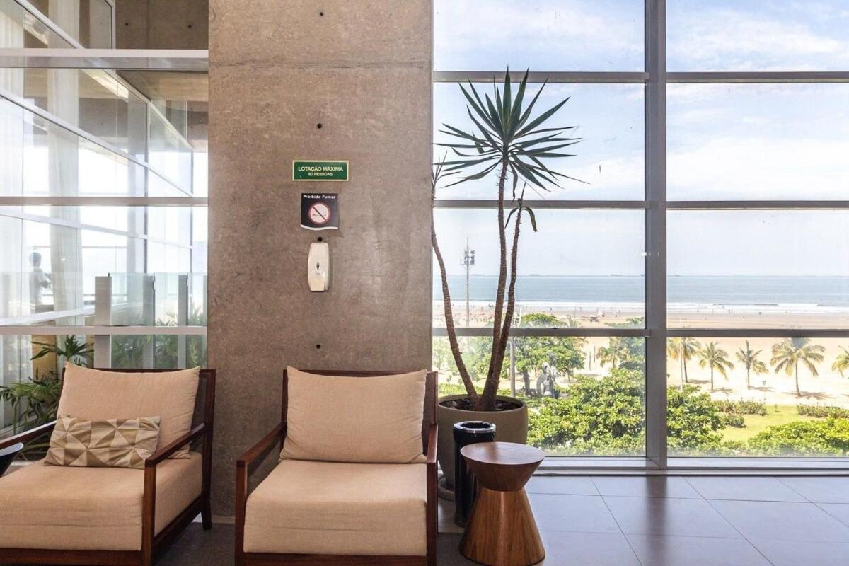 Studio Moderno Em Condominio De Luxo Pe Na Areia Santos  Exterior foto
