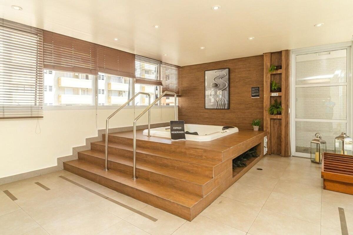 Studio Moderno Em Condominio De Luxo Pe Na Areia Santos  Exterior foto