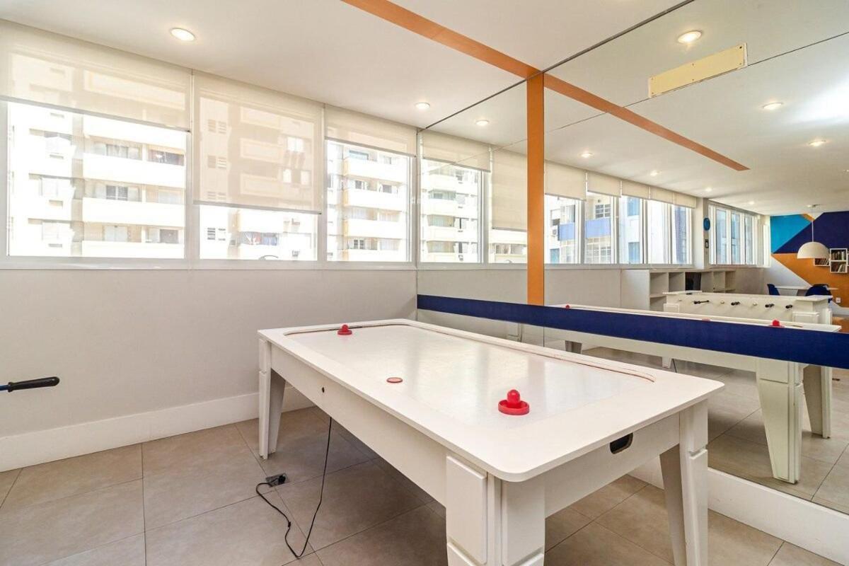 Studio Moderno Em Condominio De Luxo Pe Na Areia Santos  Exterior foto