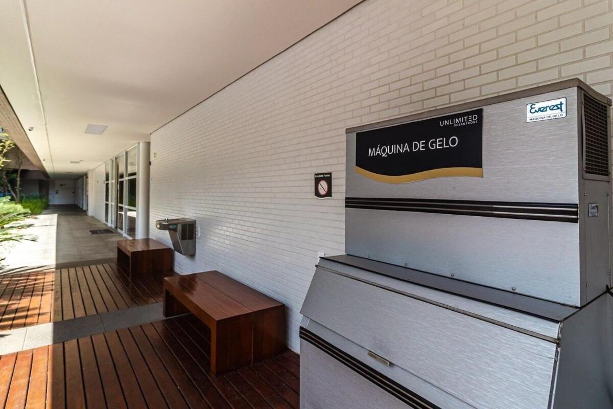 Studio Moderno Em Condominio De Luxo Pe Na Areia Santos  Exterior foto