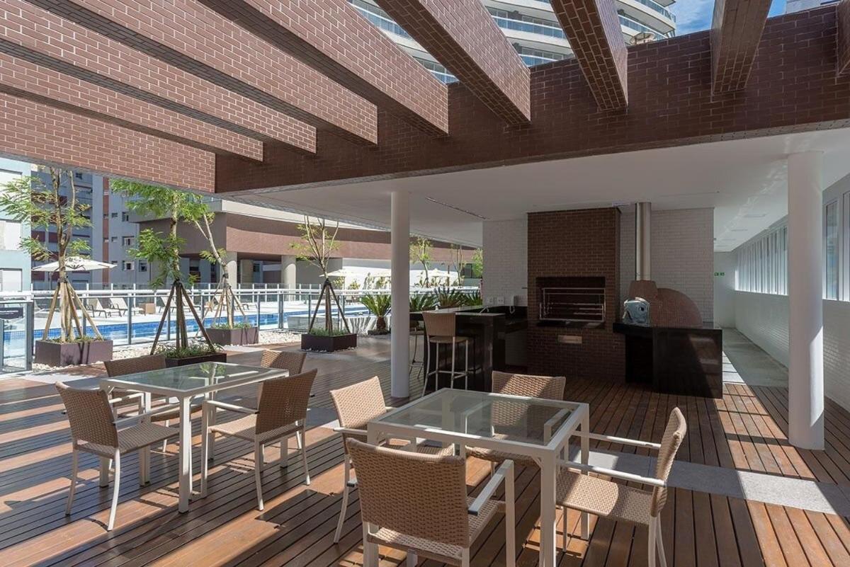 Studio Moderno Em Condominio De Luxo Pe Na Areia Santos  Exterior foto